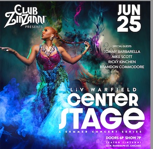 Club ZinZanni Presents: LIV WARFIELD CENTER STAGE